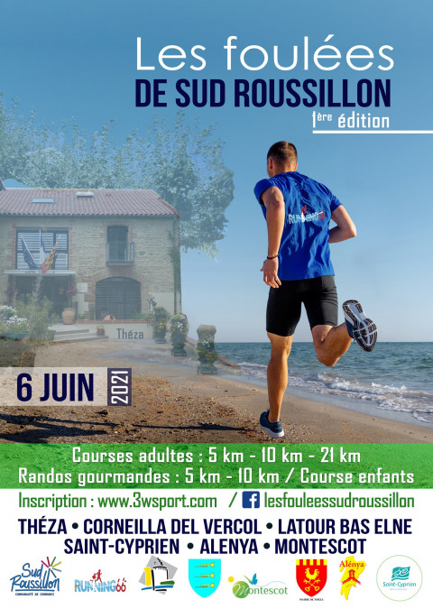 La course Les Foulées de Sud Roussillon